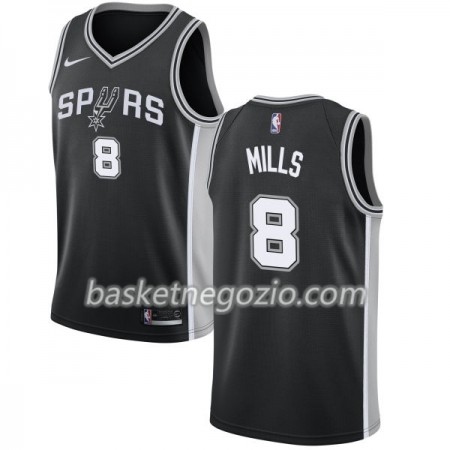 Canotte Uomo San Antonio Spurs Patty Mills 8 Nike 2017-18 Nero Swingman
